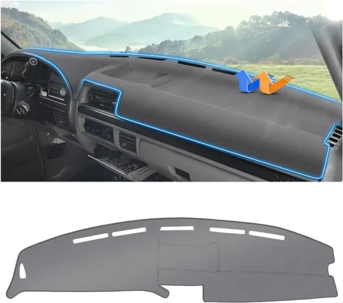Vista 19 de Autorder - Tapete para cubierta de tablero de instrumentos para camioneta Ford F100/F150/F250/F350/Bronco Pickup Truck, 1973-1977 1978 1979