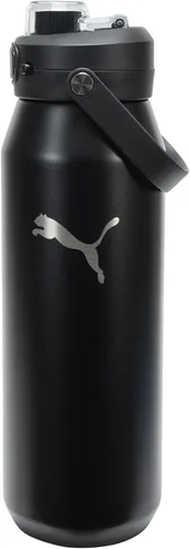Vista 6 de PUMA Botella de agua de acero inoxidable aislada de 32 onzas unisex para adultos con asa de transporte