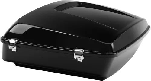 Vista 3 de TCT-MOTORPARTS Caja de cola de equipaje de viaje de motocicleta cortada de 10.7 pulgadas para Harley Touring 2014-2025 Road King Glide Street Glide