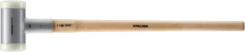 Vista 15 de Halder SuperCraft Dead Blow Mallet 3366.020 - Mazo sin rebote, inserciones de nailon duro, mango de madera de nogal americano con protector