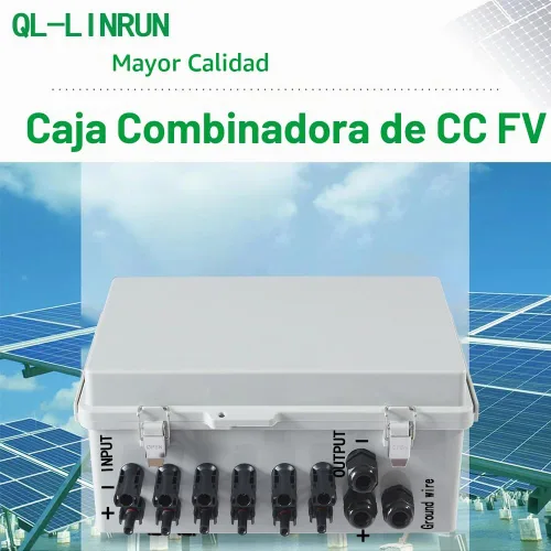 Vista 3 de Caja 15A SPD 63A del combinador del picovoltio de 6 cuerdas impermeable del Caja combinadora de 6 cuerdas
