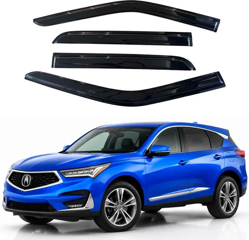 Vista 329 de Visera de ventana IG para Ford Focus Sedán y Hatchback 2012-2018, Protector de ventana lateral para lluvia y viento estilo Mugen, extra duradero