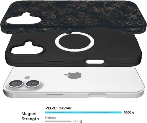 Vista 438 de VELVET CAVIAR Funda para iPhone 15, compatible con MagSafe, probada contra caídas de 10 pies, fundas protectoras de diseño, leopardo color rosa