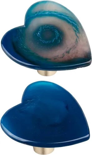 Vista 19 de Rockcloud Cajón de perilla de ágata con tornillos, mango de ágata morada en forma de corazón para armario, armario, accesorios de ferretería