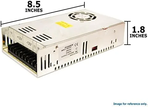 Vista 3 de OPTIMA 350W Fuente de alimentación de tira LED de salida única LED-HF350-12