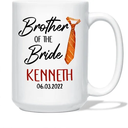 Vista 18 de Taza personalizada para la tía de la novia, taza de tía novia, regalo de boda para tía de la novia, regalo de tía de novia, taza de café de boda