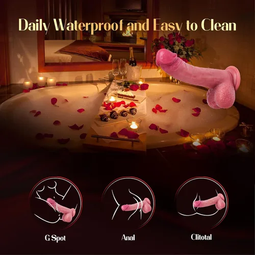 Vista 9 de Mrgras Sex Toys Realistic Thrusting G Spot Dildo Vibrator Penis Dildo