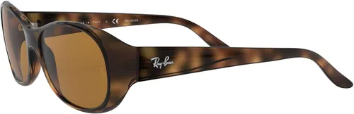 Vista 3 de Ray-Ban RB4061 - Gafas de sol ovaladas para mujer color marrón polarizado 2165in