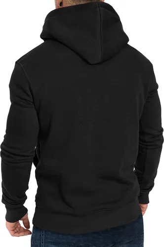 Vista 3 de COOFANDY Sudaderas con capucha para hombre, casuales, ligeras, de manga larga, con capucha atlética