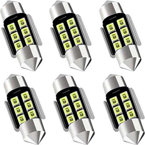 Vista 13 de AUXLIGHT 6614 6641 6612F 6615 F30-WHP TS-14V1CP Bombillas LED de 29 mm de 1.14” Festoon para luz interior de ámbar amarillo, súper brillantes
