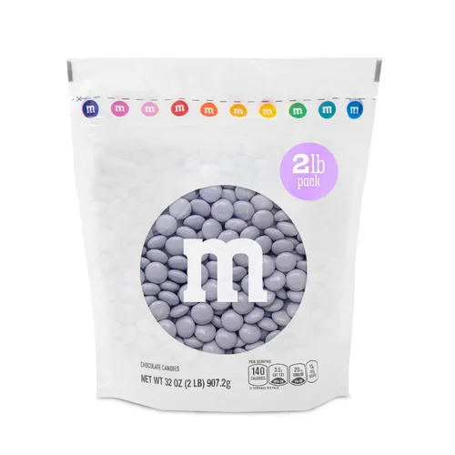 Vista 10 de M&M's - Bolsa de dulces de un solo color, de chocolate con leche, a granel.