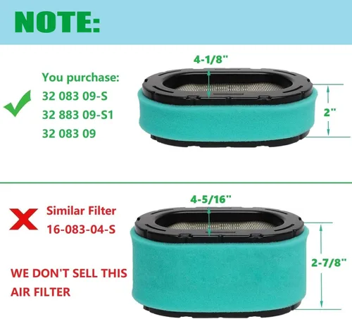 Vista 5 de Kit de mantenimiento serie 7000 KH-32-883-09-S1 32 083 09-S Filtro de aire para motor Kohler KT745 KT740 KT735 KT730 KT725 KT715 KT610 KT620
