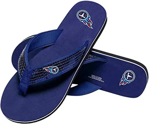 Vista 49 de FOCO Womens NFL Team Logo Sequin Strap Sandals Flip Flops