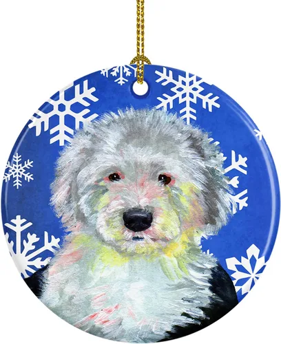 Vista 13 de Caroline's Treasures Cavalier Spaniel - Adorno de cerámica para colgar en el árbol de Navidad, para el hogar, Navidad, fiestas, regalo, 3 pulgadas