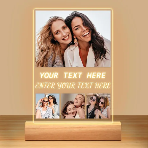 Vista 18 de Marcos de Foto Personalizados de Placa de Spotify, Marco de Foto de Portada de Canción de Acrílico Personalizado, Regalos Personalizados para Novia