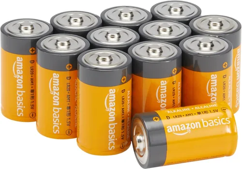 Vista 6 de Amazon Basics - Paquete de 4 pilas alcalinas de celda D de uso diario, 1,5 voltios, vida útil de 5 años