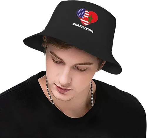 Vista 6 de Sombreros de pescador de amistad de doble tejido para mujeres/hombres, sombrero de pescador para adultos, sombrero de pescador, plegable
