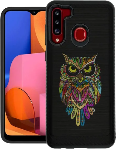 Vista 8 de CasesOnDeck - Carcasa resistente compatible con Samsung Galaxy A21 y A21 (armadura cepillada)