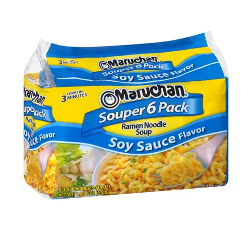 Vista 2 de Maruchan Sopa de fideos ramen sabor oriental - 6 ct