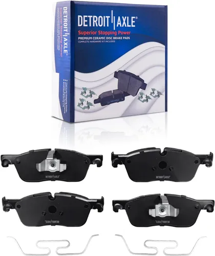 Vista 117 de Detroit Axle - Pastillas de Freno Delantero para Nissan Altima Maxima Sentra 350Z Cube Juke Versa INFINITI G35 I30 I35 Suzuki SX4 Crossover