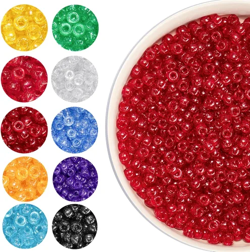 Vista 21 de 1200 cuentas de poni de Halloween a granel, 45 cuentas de murciélago negro, morado, naranja, verde, cuentas Kandi de plástico de 0.236 x 0.354 8