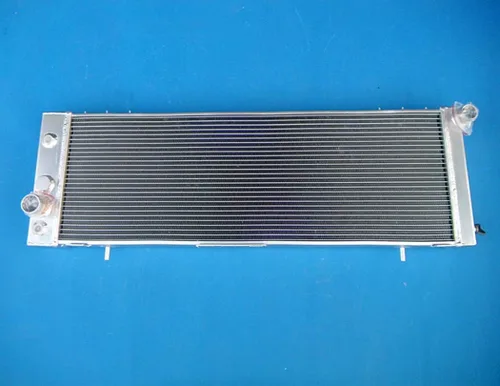 Vista 2 de Radiador de aluminio de 3 filas y 2 ventiladores para Jeep CHEROKEE/WAGONEER/COMANCHE 2.8L/4.0 1984-1990