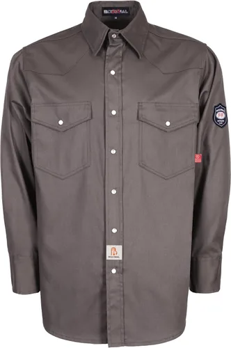 Vista 16 de BOCOMAL Camisas FR 6.25oz Camisas de soldadura ligeras resistentes al fuego Camiseta retardante de fuego para hombres
