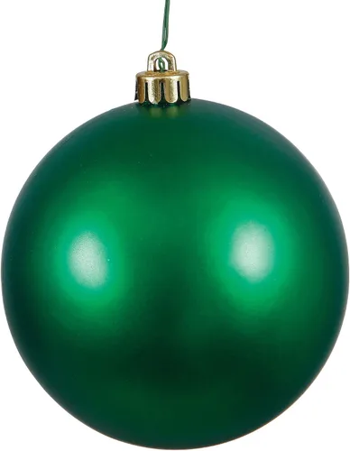 Vista 5 de Vickerman Adorno de bola de caramelo de oro antiguo de 4 pulgadas, 6 por bolsa