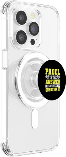 Vista 4 de Padel Tennis Athlete Sports Racquet GameTeam Player Paddle PopSockets PopGrip for MagSafe