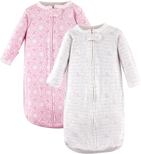 Vista 26 de Hudson Baby Saco de dormir unisex de algodón con manga larga para bebé, saco, manta