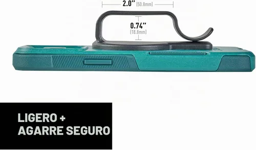 Vista 6 de Nite Ize Agarre magnético, clip y soporte, soporte magnético para teléfono con mango de pie, compatible con iPhones y fundas MagSafe solamente