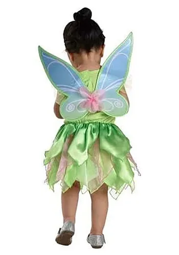 Vista 2 de Disfraz Infantil Disney de Campanita Multicolor