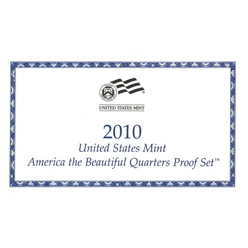 Vista 5 de 2010 S US Mint Quarters Proof Set OGP