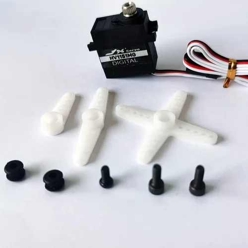 Vista 4 de JX Servo PDI-HV1151MG 0.53 oz 8.4V Impermeable Metal Gear Mini Servo Digital Compatible con RC Car