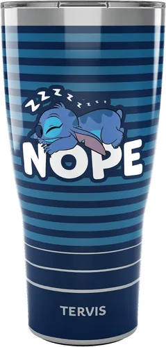 Vista 9 de Tervis Traveler - Vaso aislado de triple pared con aislamiento para el 20º aniversario de Disney Lilo and Stitch mantiene las bebidas frías y Acero