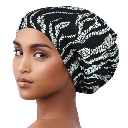Vista 49 de Alnorm - Gorro con forro de satén y suave banda elástica para hombres y mujeres, talla única Se ajusta a la mayoría