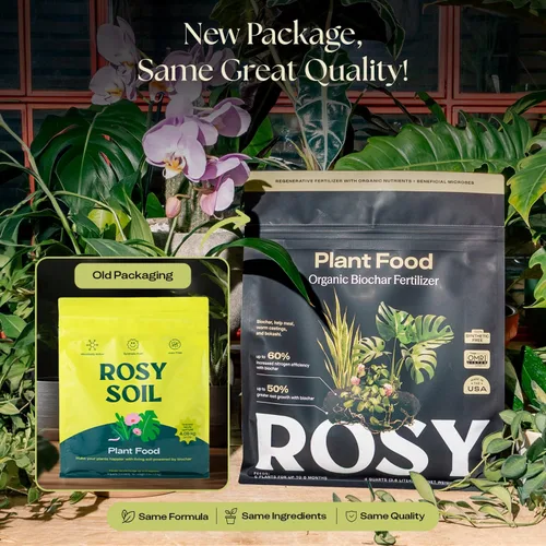 Vista 9 de Rosy Soil Plant Food, fertilizante orgánico para plantas de interior, 4 cuartos de galón Microbially Active Organic Indoor Plant Food, with