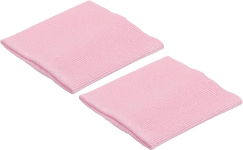 Vista 28 de MECCANIXITY Puños elásticos con bordes acanalados de 4 x 3.5 pulgadas, tela de algodón, cinta elástica para coser, color negro, 1 par