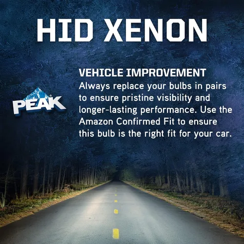 Vista 6 de PEAK Bombilla de repuesto para faros delanteros de xenón HID D4S