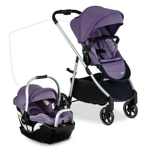 Vista 12 de Britax Cochecito modular Grove™, cochecito ligero con inserto CozyFit™ y barra de parachoques, 6 formas de pasear, SafeWash, Pindot Onyx