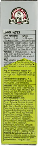 Vista 8 de Brave Soldier Ungüento antiséptico curativo - Mejor crema para el cuidado de heridas y reparación de la piel con aceite de árbol de té - Suministros