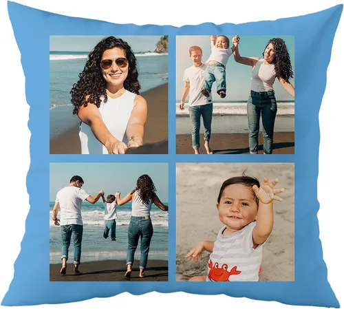 Vista 7 de Fabric Textile Products Almohada personalizada - Fabricada en EE. UU. - Almohadas personalizadas con imágenes o texto - Almohada de sofá - Regalo