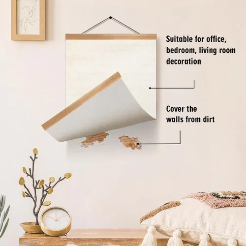 Vista 3 de ZTGDA Arte Gracioso de Tiburón para Baño en Pared, Póster Colgante de Lino de 12x16 Pulgadas, Decoración Divertida de Inodoro para Baño, Rótulo