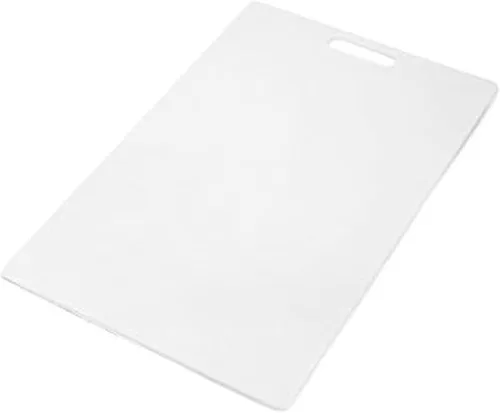 Vista 12 de Farberware Tabla de cortar grande, apta para lavavajillas, tabla de cortar de plástico para cocina con mango de fácil agarre, 11 x 14 pulgadas