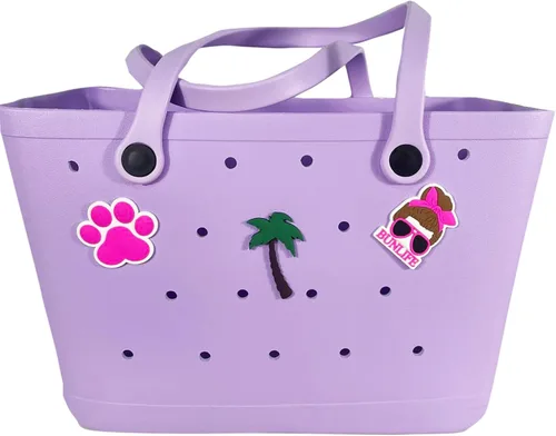 Vista 7 de Beach Bag Accessories PVC Rubber Totes Inserts Charms for Bogg Bag