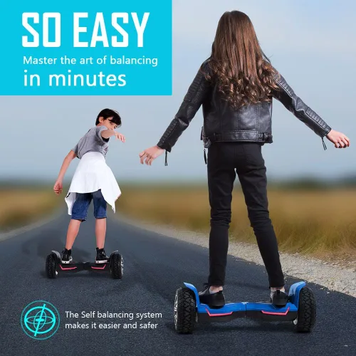 Vista 8 de Gyroor Warrior G2 8.5"Off Road Self Balancing Scooter for Kids Adults 1-negro