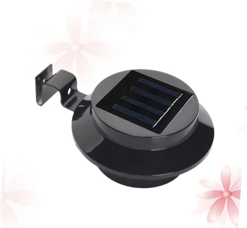 Vista 9 de OSALADI 3 luces solares para valla resistente a la intemperie para jardín y camino automático encendido/apagado