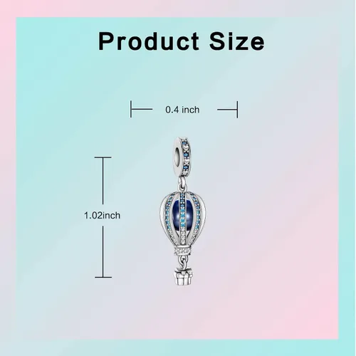 Vista 6 de LUXILLA Jewelry - Dijes familiares para mujer, plata de ley 925, para pulseras, collares, día de San Valentín, día de la madre, regalo para mujeres