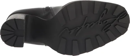 Vista 4 de Karl Lagerfeld Paris Botas de cuero Peppy con suela de cremallera para mujer