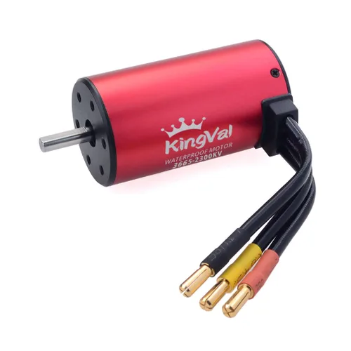 Vista 17 de KingVal Reemplazo 3660 1950KV Eje de motor sin escobillas impermeable 0.125 in compatible con 1/10 RC Car